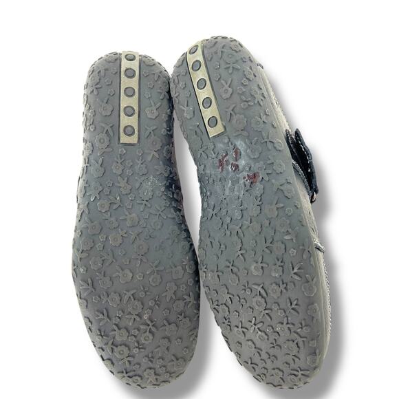 SPRING STEP 'Streetwise' Women's Navy Leather Comfort Shoes 6.5/7 Preppy Walking - Picture 7 of 10